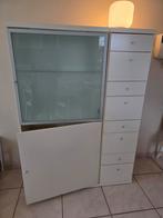 Combi lade - vitrinekast. Afmetingen zie foto., Huis en Inrichting, Kasten | Vitrinekasten, Ophalen