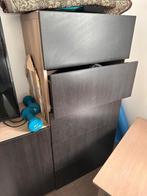 meuble ikea besta, Maison & Meubles, Armoires | Mobilier de télévision, Comme neuf, Enlèvement, 100 à 150 cm