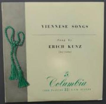 ERICH KUNZ > VIENNESE SONGS -  LP 10 " beschikbaar voor biedingen