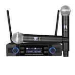 Professionele Draadloze Microfoon Systeem Dual Channel, Muziek en Instrumenten, Microfoons