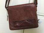 Handtas merk dr Amsterdam  - cross body - bruin leder, Handtassen en Accessoires, Tassen | Damestassen, Ophalen, Zo goed als nieuw