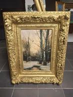 Schilderij j van den bergh in majestueuse lijst, Ophalen