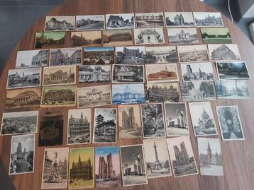 lot 50 postkaarten België - lot 50 cartes postales Belgique beschikbaar voor biedingen