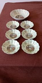 7 bols en porcelaine fine baroque couple romantique, Enlèvement ou Envoi