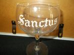 Sanctus - oud bierglas Moortgat - Duvel - goede staat - 15cm, Ophalen of Verzenden, Gebruikt, Glas of Glazen, Duvel