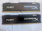 DDR4 RAM 2x8GB HyperX Fury 2.133, Computers en Software, RAM geheugen, DDR4, 8 GB, Ophalen of Verzenden, Zo goed als nieuw