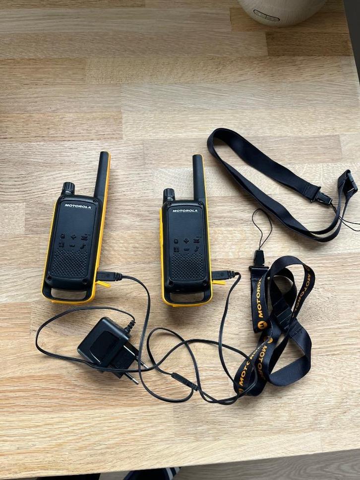 Talkies Walkies Motorola, Telecommunicatie, Portofoons en Walkie-talkies, Zo goed als nieuw, Portofoon of Walkie-talkie, 5 tot 15 km