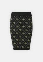 Guess Nieuwe Sarah skirt-kokkerrok zwart met print in Perfec, Neuf, Enlèvement ou Envoi, Au-dessus du genou, Noir