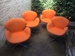 4 swan chairs Arne Jacobsen, Huis en Inrichting, Ophalen of Verzenden, Gebruikt