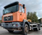 MAN FE 410 pk 6x4 met containersysteem, Auto's, Vrachtwagens, MAN, Bedrijf, Te koop, Euro 3