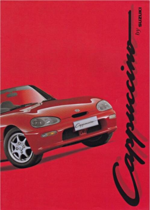 Brochure Suzuki Cappuccino 04-1994 NEDERLAND, Livres, Autos | Brochures & Magazines, Comme neuf, Autres marques, Enlèvement ou Envoi