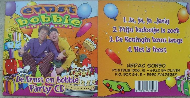 ERNST BOBBIE EN DE REST PARTY CD NIEUW, Cd's en Dvd's, Cd's | Kinderen en Jeugd, Nieuw in verpakking, Muziek, 3 tot 5 jaar, 6 tot 9 jaar