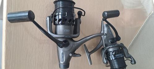 2 karpmolens van fox eos pro 10000 met beetrunner, Watersport en Boten, Hengelsport | Karpervissen, Zo goed als nieuw, Molen, Ophalen