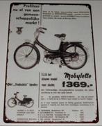 MOBYLETTE BROMMER : Metalen Bord Reclame Mobylette Brommer, Verzenden, Nieuw, Reclamebord