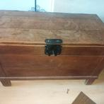 Houten vintage koffer, Huis en Inrichting, Ophalen, Gebruikt, 50 tot 100 cm, 75 cm of meer