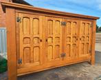 woonkamer / bureau kasten (2 stuks), Ophalen, Eikenhout, Zo goed als nieuw, 200 tot 250 cm