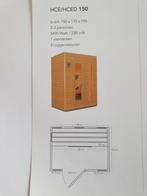 Health Company ED ceder infrarood sauna, Ophalen, Gebruikt, Infrarood, Complete sauna