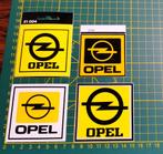 Lot 4x stickers Opel logo (4 verschillende), Enlèvement ou Envoi