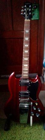 Epiphone SG Standard 61 gitaar met vibrola, Epiphone, Ophalen of Verzenden, Zo goed als nieuw