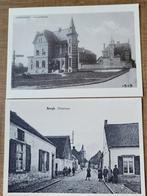 2 oude fotokaarten: Gemeentehuis en Dorpstraat Kampenhout, Verzamelen, Ophalen of Verzenden, Zo goed als nieuw, Prent, Overige onderwerpen
