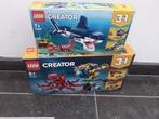 LEGO Creator 3-in-1 Verzonken schat 31130 en 31088, Ophalen of Verzenden, Nieuw, Complete set, Lego