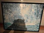 Foto kader, Huis en Inrichting, Woonaccessoires | Lijsten, Ophalen, 50 tot 75 cm, Metaal of Aluminium, Zo goed als nieuw