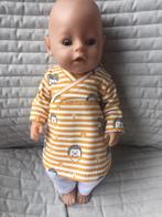 273. Babyborn: Nieuwe gestreepte tuniek met witte broek, Ophalen of Verzenden, Nieuw, Babypop