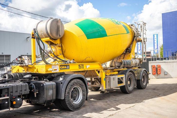 CIFA BETON MIXER/MALAXEUR/MISCHER 12M3 - STEERING AXLE, Autos, Camions, Entreprise, Achat, Remorques et Semi-remorques, Autres carburants