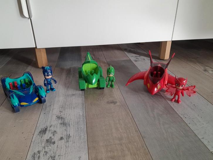 Pyjamasques : Lot figurines diverses et véhicules, Kinderen en Baby's, Speelgoed | Actiefiguren, Gebruikt, Ophalen