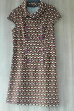Retro kleedje roestbruin geel (K522), Kleding | Dames, Maat 38/40 (M), Bruin, Ophalen of Verzenden, Lola Liza Belgian design