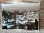 Kader IKEA met foto van Parijs 140X100 cm, Huis en Inrichting, Woonaccessoires | Lijsten, Ophalen, Gebruikt, Metaal of Aluminium