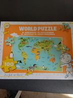 Worldpuzzel 100 st, Ophalen of Verzenden, Zo goed als nieuw