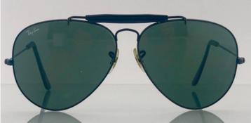 Vintage B&L Ray-Ban Black Outdoorsman 58mm zonnebril OB2, Enlèvement ou Envoi, Comme neuf, Ray-Ban, Lunettes de soleil