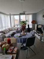 Glazen tafel met 4 design stoelen, Huis en Inrichting, Stoelen, Ophalen, Zo goed als nieuw, Vier, Modern