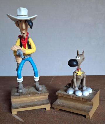 Lucky Luke en Rantanplan-figuren beschikbaar voor biedingen