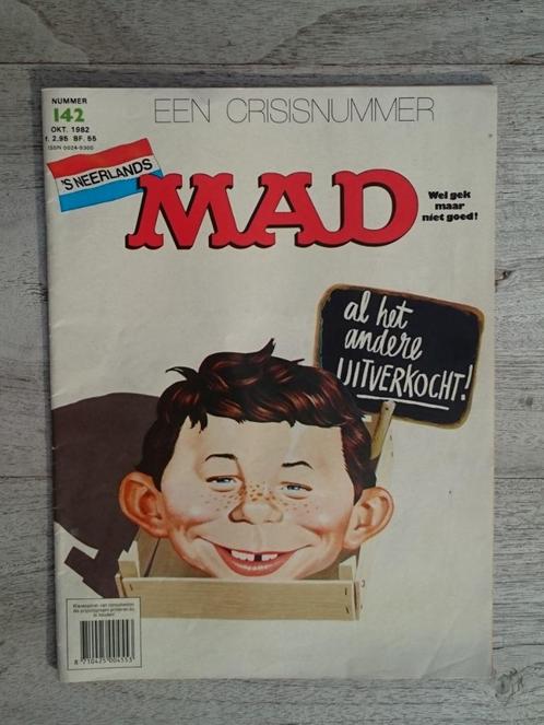 satirisch stripmagazine 's Neerlands MAD nr 142 - 1982, Livres, BD, Utilisé, Enlèvement ou Envoi