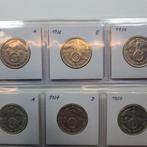 Zilvermunten  lot 11 stuks van 5 mark derde rijk Duitsland, Ophalen, Duitsland, Setje, Zilver