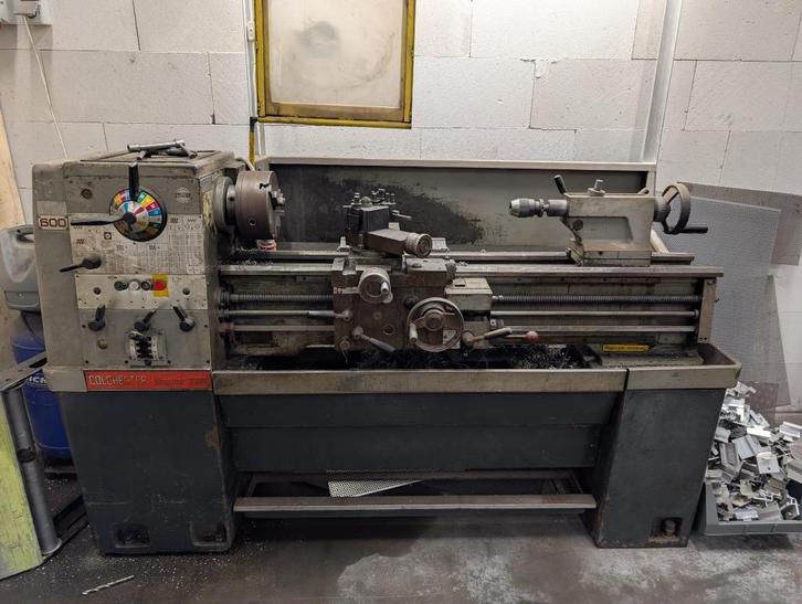 Colchester Master 2500 draaibank, Doe-het-zelf en Bouw, Draaibanken, Gebruikt, Metaaldraaibank, 500 tot 1000 mm, Ophalen