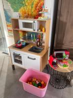 Speelgoedkeukentje met toebehoren, Kinderen en Baby's, Speelgoed | Speelkeukens, Ophalen, Gebruikt, Hout, Speelkeuken