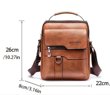 Leren Crossbody tas ( schoudertas) voor heren beschikbaar voor biedingen