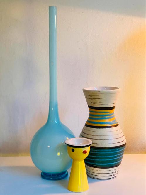 Vintage decoratie, Huis en Inrichting, Woonaccessoires | Vazen, Glas, Ophalen of Verzenden