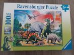 Puzzle Dinos 100 stukjes - Ravensburger, Ophalen of Verzenden, Meer dan 50 stukjes, Zo goed als nieuw, 6 jaar of ouder