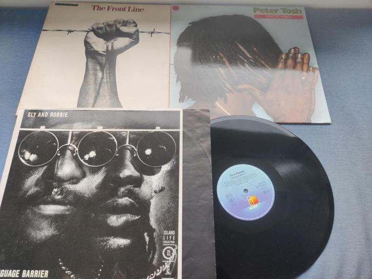 lot reggae: sly and robbie, peter tosh, front line (gladiato, Cd's en Dvd's, Vinyl | Pop, Ophalen of Verzenden