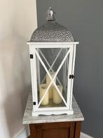 kandelaar of windlicht, Huis en Inrichting, Woonaccessoires | Kandelaars en Kaarsen, Ophalen, 50 tot 75 cm, Wit, Zo goed als nieuw