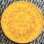 10 frank gouden munt Napoleon III 1859 A, Postzegels en Munten, Ophalen of Verzenden, Frankrijk, Goud