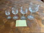 Lot de 46 verres vintage en Crystal, Ophalen, Zo goed als nieuw