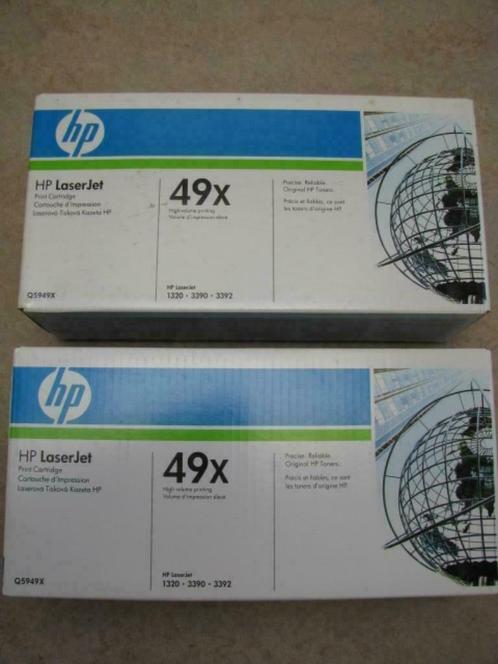 2- HP toners Q5949X (High Capacity) HP 1320-3390-3392 HP 49X, Computers en Software, Printerbenodigdheden, Nieuw, Toner, Ophalen of Verzenden