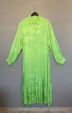 Limoengroene lange jurk met motief (42), Vêtements | Femmes, Robes, Taille 42/44 (L), Enlèvement ou Envoi, Comme neuf, Vert