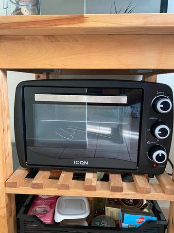Mini-four compact ICQN, 15 L, 1 200 W, Electroménager, Four avec gril, Enlèvement ou Envoi, Moins de 45 cm, Utilisé