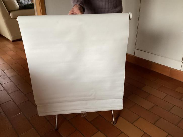 Witte zonnewerende rolgordijnen, Huis en Inrichting, Stoffering | Gordijnen en Lamellen, Gebruikt, Ophalen of Verzenden